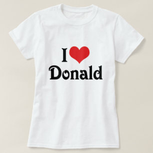 Camiseta Amo a Donald