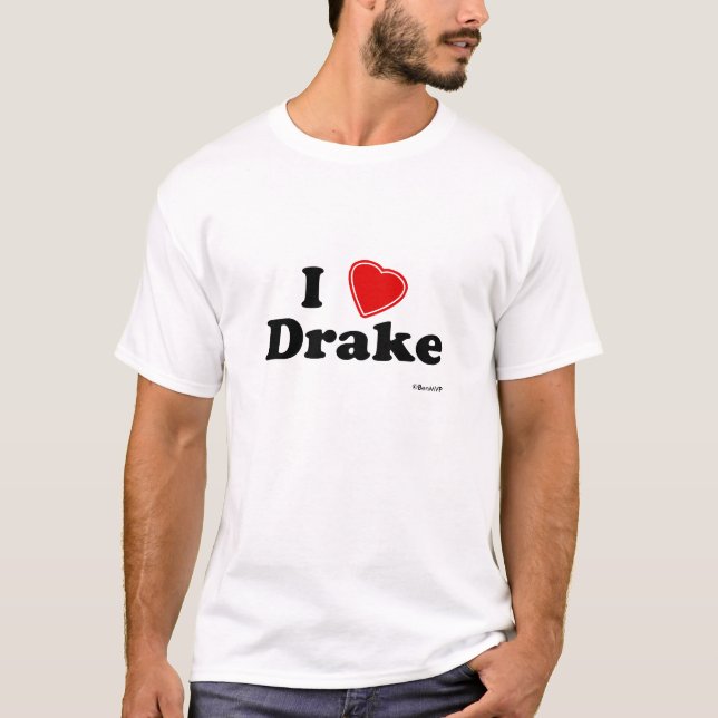 Camiseta Amo a Drake (Anverso)