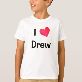 Camiseta Amo a Drew