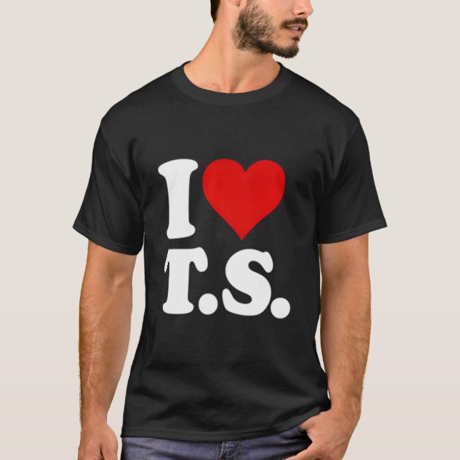 Camiseta Amo a él Ts T S (Anverso)