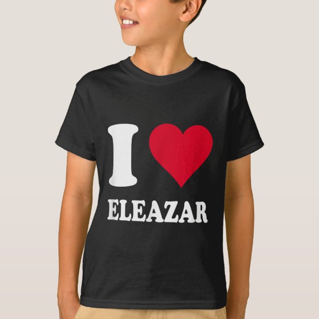 Camiseta Amo a Eleazar (Anverso)