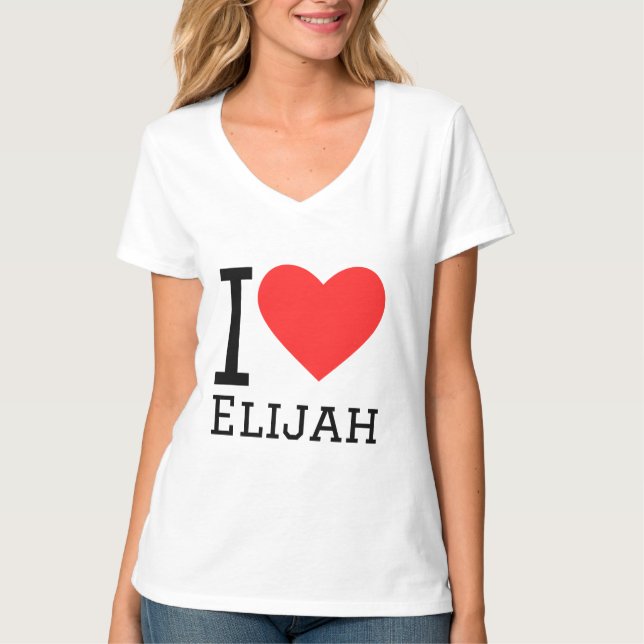 Camiseta Amo a Elijah (Anverso)