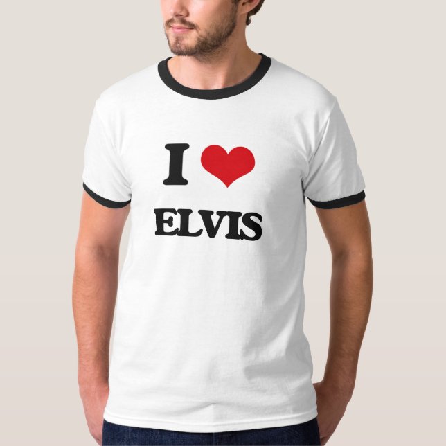 Camiseta Amo a Elvis (Anverso)