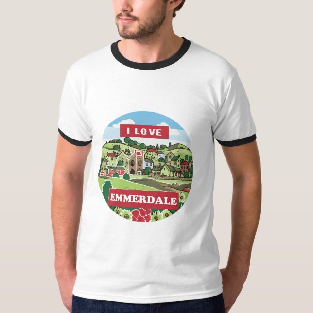 Camiseta AMO A EMMERDALE" Tee Fanático (Anverso)