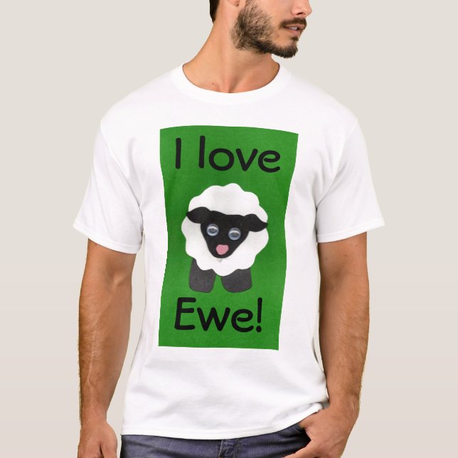 Camiseta ¡Amo a Ewe! Tee (Anverso)