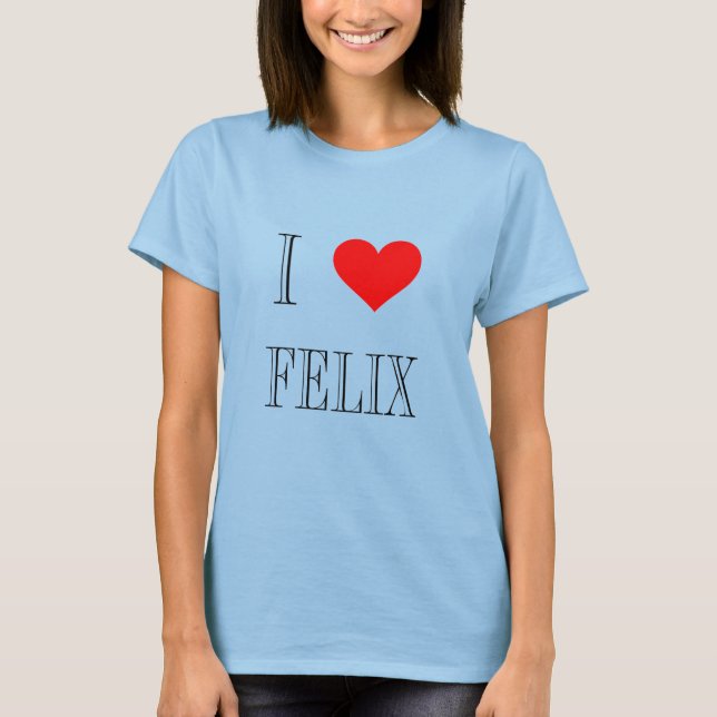 Camiseta Amo a Felix (Anverso)