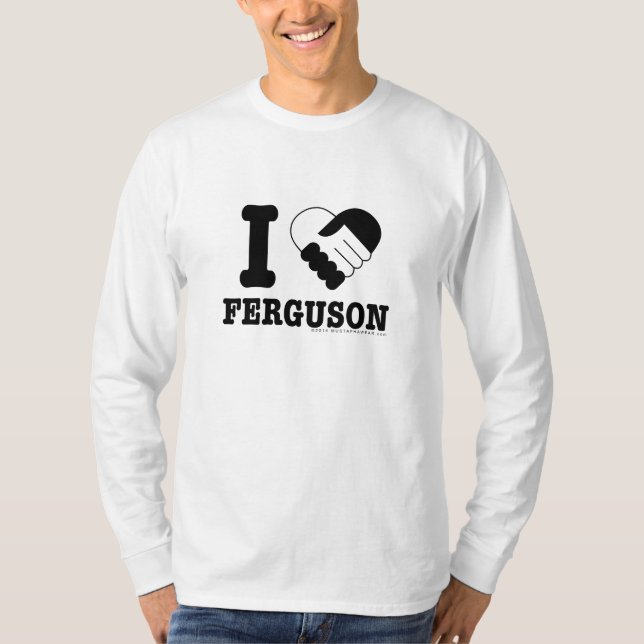 Camiseta Amo a Ferguson junto (Anverso)