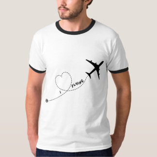 Camiseta Amo a Flyin - Regalo de aviación y avión para entu