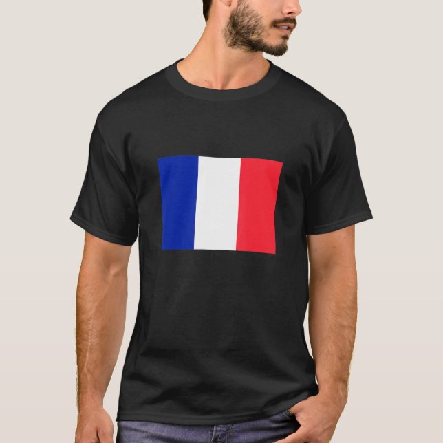 Camiseta Amo a Francia Disfruta Bandera de Francia Desi Gua (Anverso)