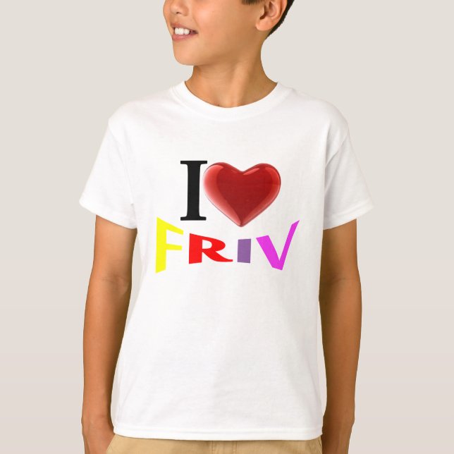 Camiseta Amo a Friv (Anverso)