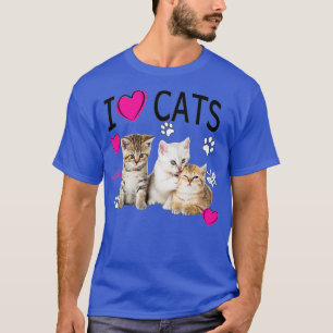 Camiseta Amo a Gatos Gatos Gato Amo Gatitos