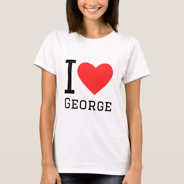 Camiseta Amo a George (Anverso)