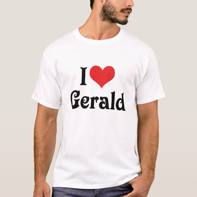 Camiseta Amo a Gerald (Anverso)
