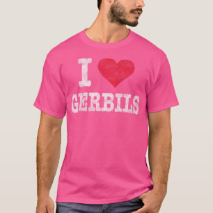Camiseta Amo a Gerbils Funny