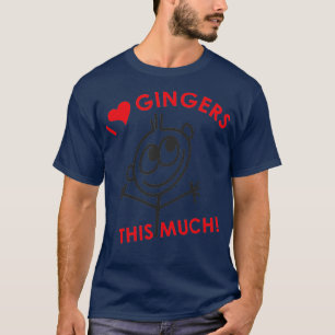 Camiseta Amo a Gingers Redhead
