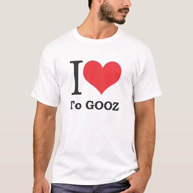 Camiseta Amo a Gooz (Anverso)