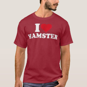 Camiseta Amo a hamster