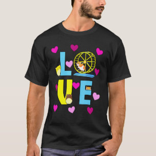 Camiseta Amo a Hamsters - Mascota de Hamster