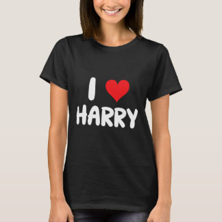 Camiseta Amo a Harry - Corazón - Nombre