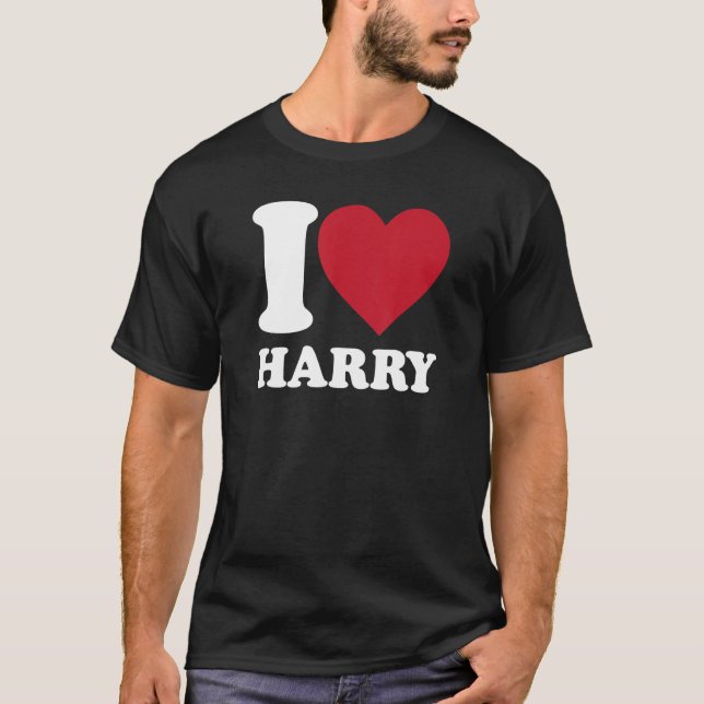 Camiseta Amo a Harry - Yo corazón Harry (Anverso)