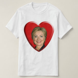 Camiseta Amo a Hillary