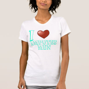 Camiseta Amo a hombres del amputado
