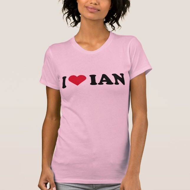 CAMISETA AMO A IAN (Anverso)