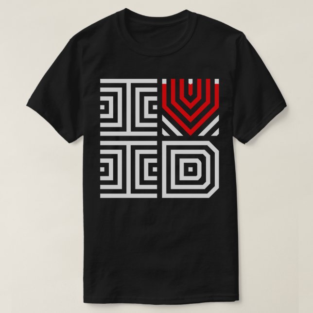 Camiseta Amo a Idaho TShirt 2 (Diseño del anverso)