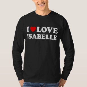 Camiseta Amo a Isabelle I Heart Isabelle