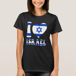 Camiseta Amo A Israel Orgulloso De Ser La Bandera Israelí E