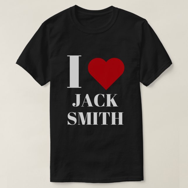 Camiseta Amo a Jack Smith (Diseño del anverso)