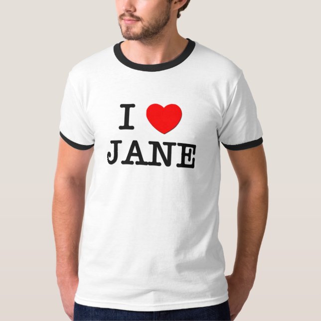 Camiseta Amo a Jane (Anverso)