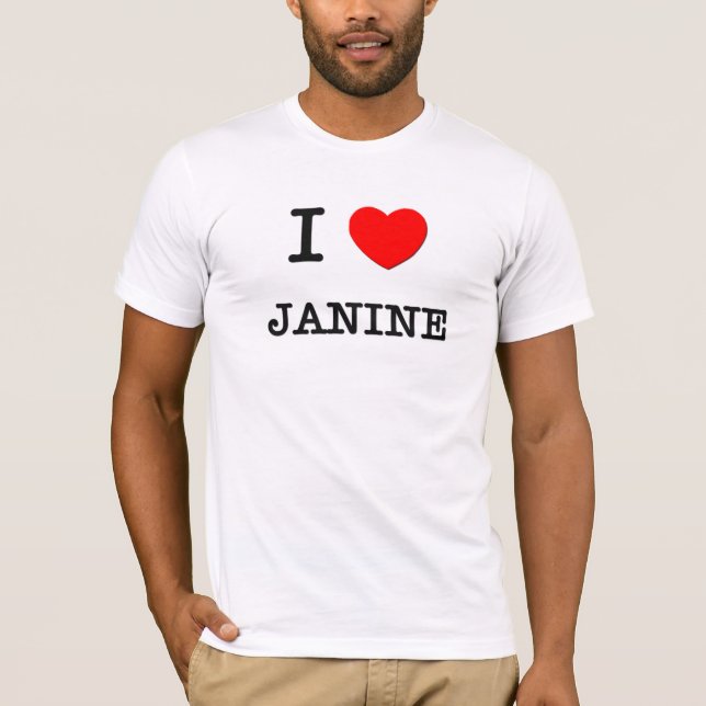 Camiseta Amo a Janine (Anverso)