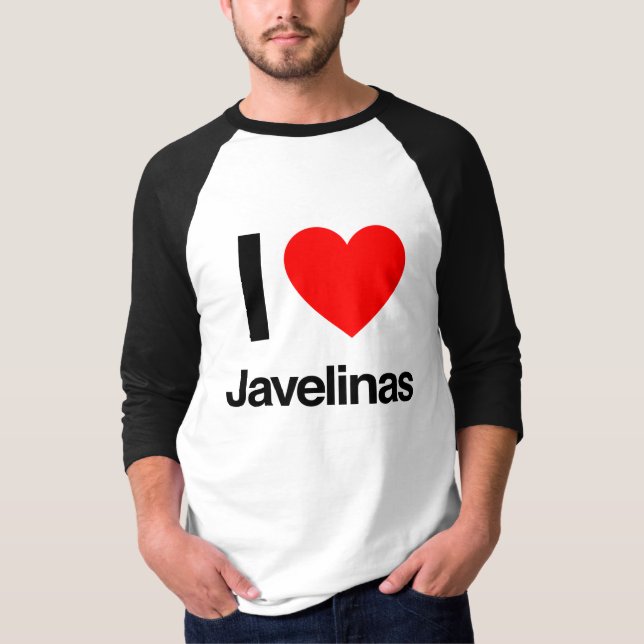Camiseta amo a javelinas (Anverso)