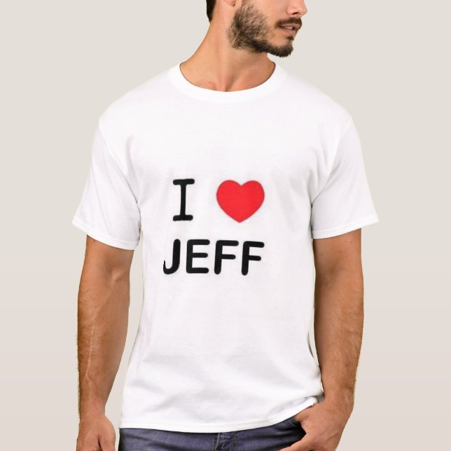 Camiseta Amo a Jeff (Anverso)