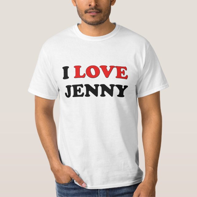 Camiseta Amo a Jenny (Anverso)