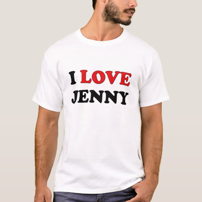 Camiseta Amo a Jenny (Anverso)