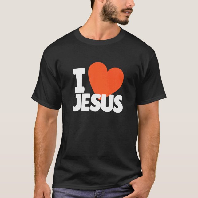 Camiseta Amo a Jesucristo Dios Dios Santo (Anverso)