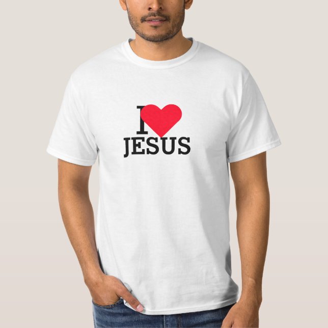 Camiseta Amo a Jesús (Anverso)