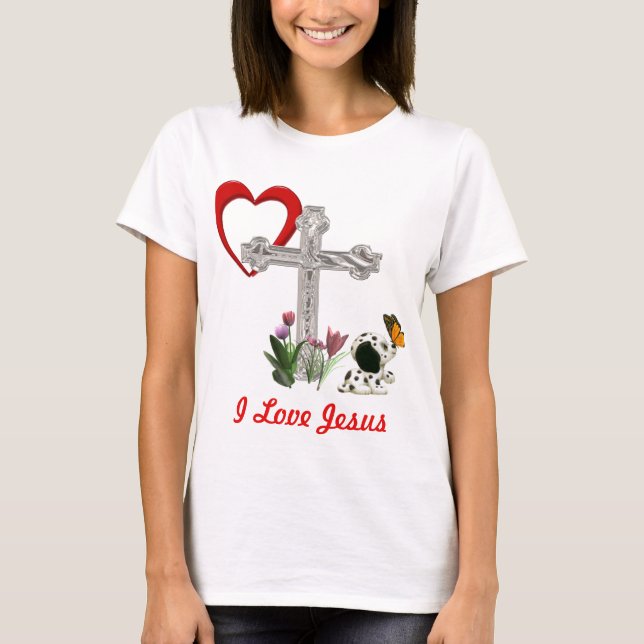 Camiseta Amo a Jesús (Anverso)