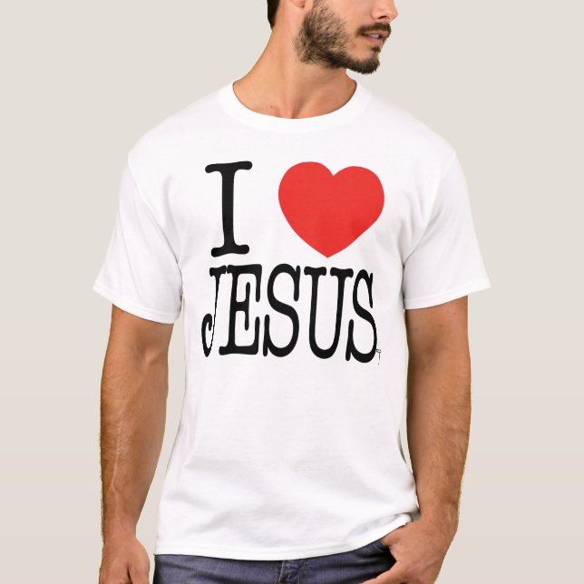 Camiseta Amo a Jesús (Anverso)