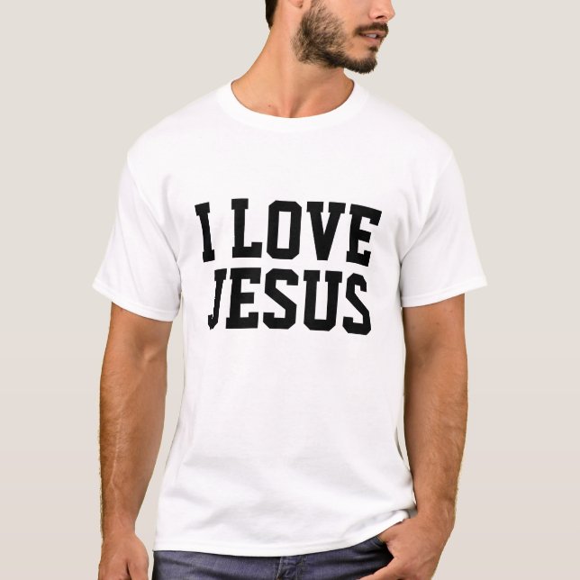 Camiseta Amo a Jesús (Anverso)