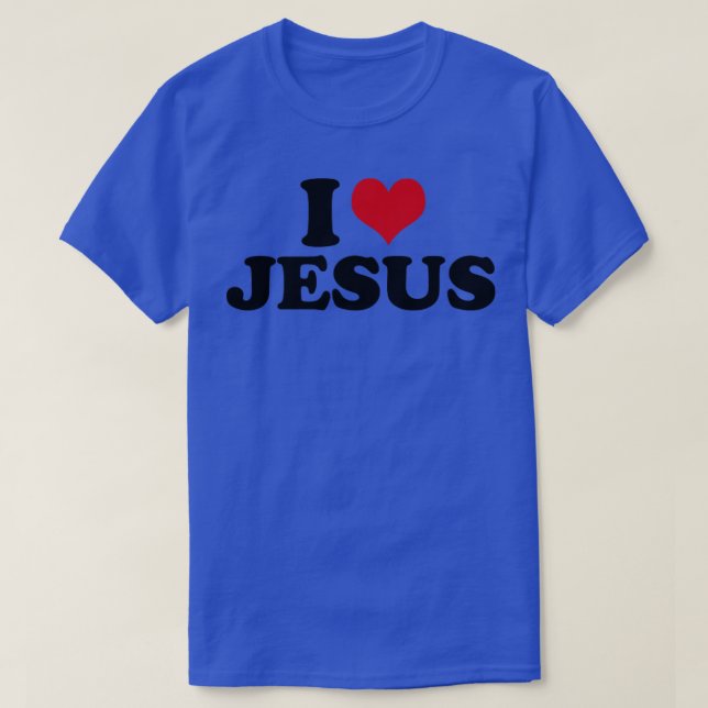 Camiseta Amo a Jesús (Diseño del anverso)