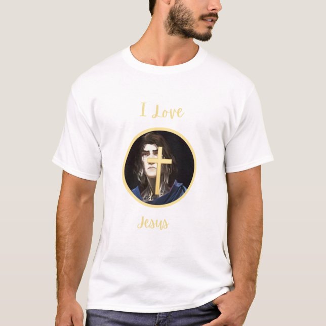 Camiseta Amo a Jesús (Anverso)