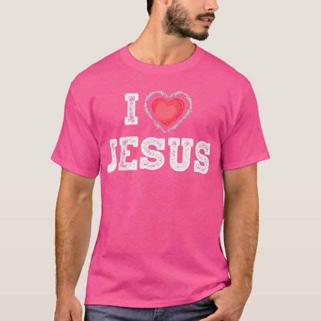 Camiseta Amo a Jesús (Anverso)