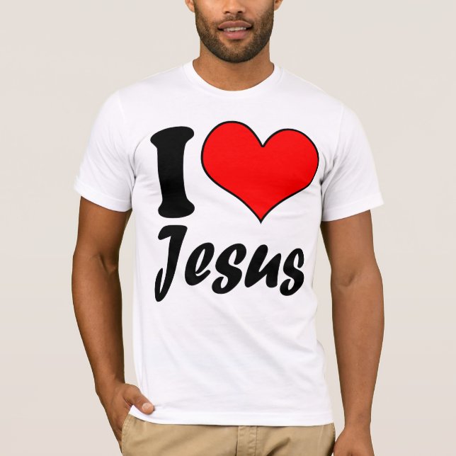 Camiseta Amo a Jesús (Anverso)
