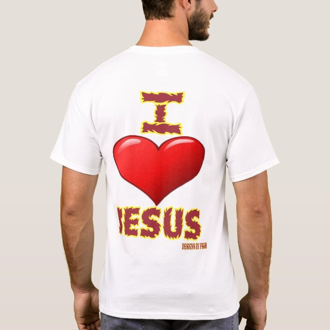 Camiseta Amo a Jesús (Reverso)