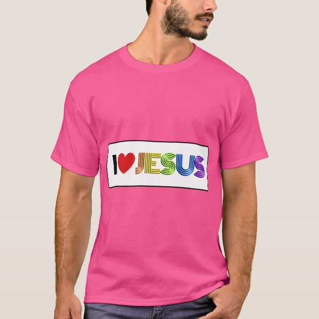 Camiseta Amo a Jesús (Anverso)