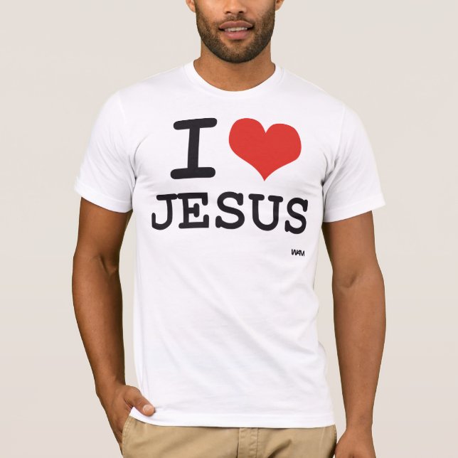 Camiseta Amo a Jesús (Anverso)