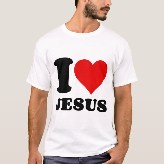 Camiseta Amo a Jesús (Anverso)